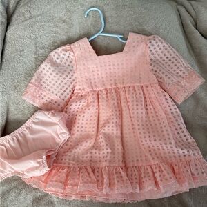 Wonder Nation Pink Kids Dress with Bloomers